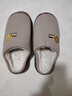 华美健步纯色半包棉拖男女保暖加绒室内外穿棉拖鞋HM2506卡其色42-43码 实拍图