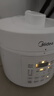 美的（Midea）304不锈钢内胆 电压力锅家用4-6人高压电饭锅5L 全自动智能预约开盖火锅煲汤炖煮粥MY-E5622饭煲 实拍图