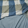 南极人（Nanjiren）可拆洗新疆棉被子冬季加厚冬天棉花被子被芯秋冬被褥8-10斤四季被 蓝大格【新疆棉花填充】 150x200cm 重约7斤 实拍图