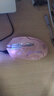 银雕 无线游戏鼠标机械手感可充电款式男女生适用usb通用型鼠标办公商务炫光笔记本台式电脑无线鼠标电 A9电竞樱花粉【无线2.4G】静音/充电 官方标配 实拍图