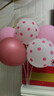 多美忆生日场景布置女孩生日气球儿童道具氛围装饰快乐桌飘装扮粉色套餐 实拍图