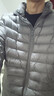 京东京造穿山甲轻薄羽绒服 立领白鸭绒户外秋冬外套短款男 钛灰色 M 实拍图