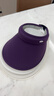 蕉下（beneunder）遮阳帽女太阳帽空顶帽防晒帽防紫外线遮脸时尚百搭紫 实拍图