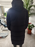 京东京造【高充绒312G】羽绒服男25冬季男女长款过膝连帽外套 黑色 XXL 实拍图