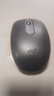 罗技（Logitech）M196 无线蓝牙鼠标 办公鼠标 笔记本商务办公家用 小巧便携 对称手型 石墨灰 实拍图