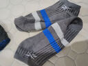 锐步（Reebok）袜子男夏季短筒船袜运动袜休闲款透气吸汗防臭耐磨棉袜四季通用 深灰 （2双装） 均码 实拍图