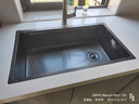 恒洁（HEGII）水槽大单槽 厨房纳米手工水槽洗菜盆一体盆HMB911-75-SN(含龙头) 实拍图
