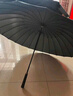 美度长柄雨伞大号加固加厚结实抗风伞男士手动长把直柄雨伞黑M5003 实拍图