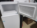 HYUNDAI（韩国现代）小冰箱迷你小型家用冷藏冷冻宿舍出租房办公室双开门二门电冰箱节能省电 100L白【一级能效+租房必备】 实拍图