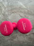 PROIRON普力艾 浸塑哑铃女士家用哑铃儿童小哑铃健身哑铃套装 粉色1kg*2 实拍图