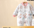 贝肽斯婴儿衣服夹棉连体衣秋冬款新生儿男女宝宝保暖外出棉服哈衣 实拍图