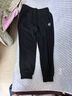 361°束脚运动裤男冬季新款保暖针织长裤男子口袋拉链基础休闲裤子 【加绒款】超级黑 L 实拍图