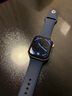Apple/苹果 Watch Series 10 智能手表GPS款46毫米银色铝金属表壳丹宁色运动型表带S/M MX203CH/B 实拍图
