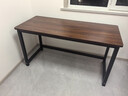 舒客艺家 电脑桌台式小户型小桌子家用学习桌写字办公书桌电竞长条桌子 【2.3cm加厚桌面】140*60胡桃色 加固电脑桌 实拍图