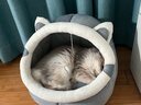 喵仙儿猫窝四季通用半封闭式狗窝蒙古包猫屋保暖小型犬宠物用品 Ｍ码 实拍图