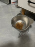 HELLOJOY猫碗狗碗304不锈钢猫食盆防打翻猫咪喝水碗保护颈椎增高宠物饭碗 实拍图