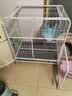 京喜自营-专用品牌猫笼子超大室内猫别墅多层猫舍送货上门 方管款-白色双层78*55*85 套餐一：三件套 实拍图