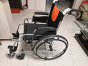 鱼跃 (yuwell)手动轮椅车H062折叠老人轻便免充气铝合金旅行手推代步 实拍图