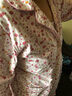 仅诗老年人妈妈睡衣女夏纯棉长袖家居服套装春秋季薄款碎花全棉睡衣中年女士老人可外穿休闲婆婆睡衣宽松套装 粉红色2110 XL(120-138斤) 实拍图
