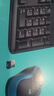 罗技（Logitech）MK275 键鼠套装 无线键鼠套装 办公键鼠套装 全尺寸 商务键鼠套装 带无线2.4G接收器 黑蓝色 实拍图