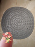SMOOKY指压板脚底按摩脚垫穴位疏通脚心指压板仿鹅卵石圆形垫慢跑 冰川灰【圆形直径约55cm】 实拍图