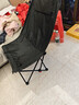 假日童年（JIARITONGNIAN）四挡可调节躺椅简易折叠床便携月亮椅办公室午休四挡调节躺椅躺床 【三挡可坐可躺】经典黑-带收纳 承重600斤 实拍图