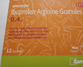 【原研药】司百得精氨酸布洛芬颗粒0.4g*12包*5盒 痛经 头痛 止疼痛 流感感冒退烧 解热镇痛 实拍图