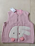 迷你巴拉（minibala）【绒绒衣】冬新款男女童双面暖马甲可爱保暖毛绒背心 粉红60033 110 实拍图