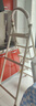 誉丰嘉美梯子家用折叠人字梯加厚铝合金梯多功能登高爬梯扶梯楼梯工程梯 【大XD加厚铝合金踏板】五步梯【奶油白】 实拍图