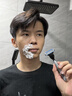 吉列（Gillette） 锋速3手动剃须刀男士刮胡刀手动三层刀头原装 9刀头1刀架+50g须泡+硅胶套 实拍图