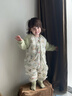 威尔贝鲁（WELLBER）恒温睡袋婴幼儿1-3岁竹棉睡衣秋冬儿童宝宝防踢被子加厚棉 森林M 实拍图