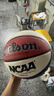 Wilson威尔胜 NCAA系列复刻比赛用球7号篮球室内外通用成人PU篮球 实拍图
