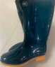 回力雨鞋女时尚户外下雨天防水雨靴水鞋耐磨胶鞋6813墨绿高筒40 实拍图