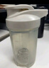 贝瑟斯摇摇杯运动健身水杯蛋白粉搅拌杯奶昔杯子代餐杯瑶瑶杯680ML白色 实拍图