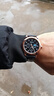 【网红爆款】商务腕表石英运动表休闲皮带男女手表 黑色 实拍图