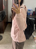 优衣库女装防风拉链连帽外套/内里摇粒绒户外防水472150 11 粉红色 2XL /170/100B 实拍图