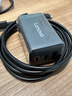 联想（Lenovo）65W氮化镓三口适配器CC线套装 接口2C1A 100W双C充电线 支持笔记本充电 兼容多种充电协议 风暴灰 实拍图