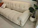 冬熊棉花糖真皮沙发法式奶油风客厅小户型轻奢白色钢琴键云朵沙发 【四人位2.8米】 头层真皮【旗舰版】凝胶记忆棉+6CM紫罗兰 实拍图