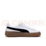 彪马（PUMA）【厚底鞋】增高黑白松糕鞋女复古休闲板鞋PLATFORM394369 白-黑色-01 36 实拍图