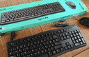 罗技（Logitech）MK120 键鼠套装 有线键鼠套装 办公键鼠套装 电脑键盘 USB即插即用 全尺寸 黑色 实拍图