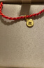 六福珠宝 LUKFOOK JEWELLERY足金铜钱黄金吊坠金饰挂坠不含项链 计价 L01GTBP0010 0.74克(含工费70元) 实拍图