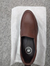 骆驼皮鞋男士商务休闲鞋软底软皮爸爸懒人鞋子W932263660棕色43 实拍图