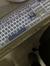 京东京造J104有线机械键盘gasket结构18键热插拔客制化背光S茶轴透光键帽 双侧RGB 游戏办公 海盐芝士 实拍图