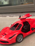 车模玩具大G法拉利劳斯莱斯模型小孩惯性玩具车儿童玩具男孩礼物 双开门法拉利【红色】赠送DIY贴纸 实拍图