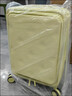 不莱玫行李箱女拉杆箱登机旅行箱男密码大容量侧开三代20英寸 芝士黄色 实拍图