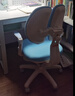 读书郎儿童学习椅中小学生写作业写字椅子家用可升降椅调节背座椅 升降脚踏+动态追背+双背旋转蓝 实拍图