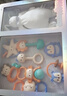 澳贝（auby）婴幼儿童玩具牙胶手摇铃新生儿礼盒+兔子安抚巾毛绒玩偶满月礼物 实拍图