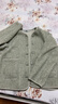 雪中飞女士短款外套2025秋季新款小香风气质摇粒绒上衣 豆绿    M 160 实拍图