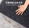 居拾忆 双条纹防滑地垫加厚耐磨吸水地毯楼梯可裁剪走廊电梯防滑地毯 双条纹灰色80*120cm 实拍图