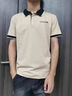 啄木鸟polo翻领短袖男夏季潮牌高端T恤半袖潮流修身商务休闲上衣体恤 卡其色 XL 实拍图